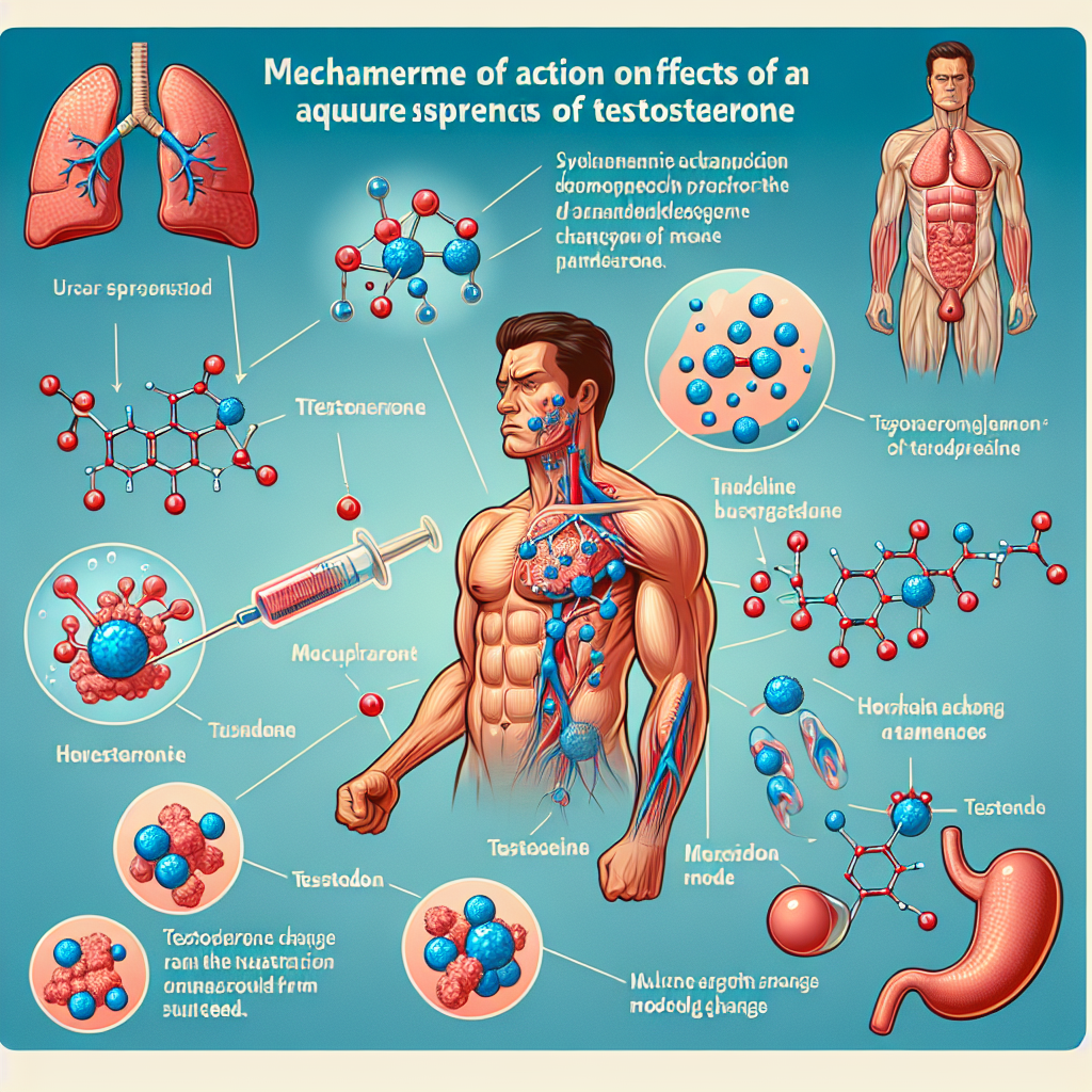 La sospensione acquosa di testosterone: meccanismo d'azione e conseguenze sul corpo