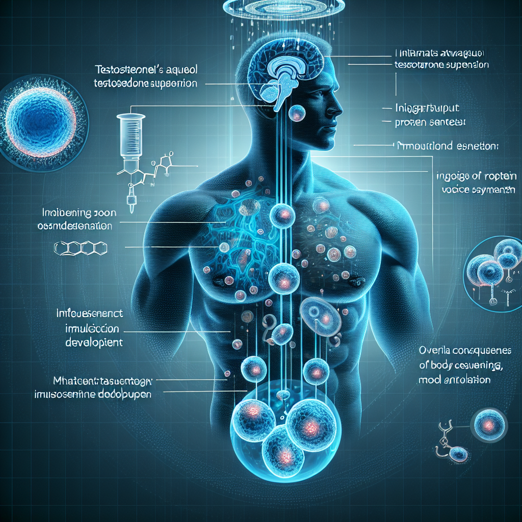 La sospensione acquosa di testosterone: meccanismo d'azione e conseguenze sul corpo